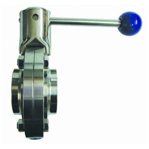 Válvula Borboleta Inox AISI 304 - 3"- Ext.Soldar