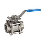 Válvula Esfera Genebre Inox 316-3 Peças-1 1/2"-PN63