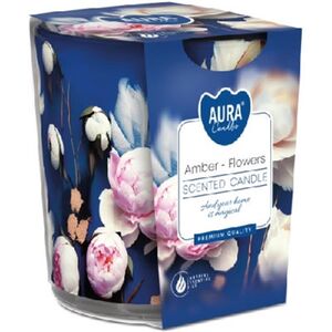 Ambientador Vela Copo Vidro 100gr Flowers - Aura AURA