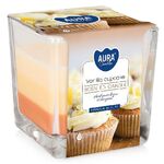 Ambientador Vela Copo Vidro 170gr Baunilha - Aura AURA