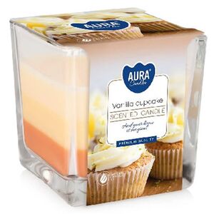Ambientador Vela Copo Vidro 170gr Baunilha - Aura AURA