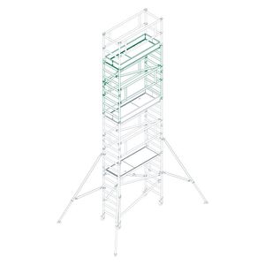 Andaime Alum Master 6,90m Pack A+b+c+d+e Teicocil TEICOCIL