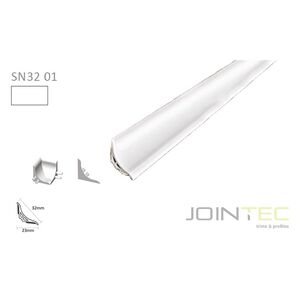 Angulo Perfil Sanitar32mm Pvc Branco-jointec JOINTEC