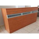 Aparador 3g3p Melamina Cerejeira 1530x400x840 Sem marca