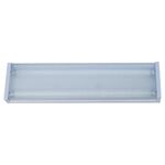 Armadura Acrilica 2x18W Flux