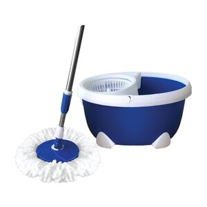 Balde Plástico Com Esfregona Rotativa Flux