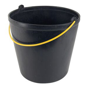 Balde Plastico Preto 10 Lts  P/construçao Sem marca