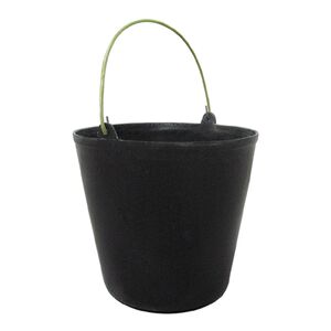 Balde Reforçado Preto 15lt Flux