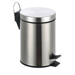 Balde Wc 12 Litros C/pedal Inox - Afj AFJ