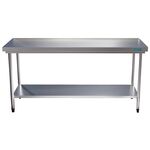 Bancada Inox 1200x700x850 C/ Prateleira Sem marca