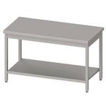 Bancada Inox 1500x700x800 C/ Prateleira Sem marca