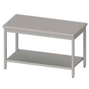 Bancada Inox 1500x700x800 C/ Prateleira Sem marca
