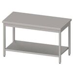 Bancada Inox 1500x700x850 C/ Prateleira Sem marca