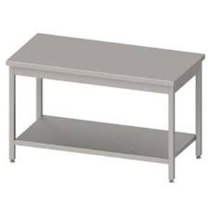 Bancada Inox 1500x700x850 C/ Prateleira Sem marca