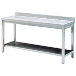 Bancada Inox 1800x700x800 C/ Prateleira Sem marca