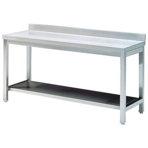 Bancada Inox 1800x700x800 C/ Prateleira Sem marca