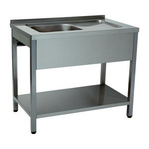 Bancada Lavagem 1 Cuba Inox 1400x700x850 FRIEMO