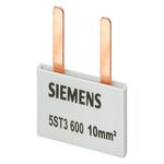 Barramento Tipo Pente 1p 10mm2 Para 2 Disjuntores 5s SIEMENS