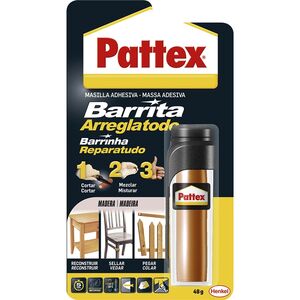 Barrinha Massa Adesiva Repara Madeira 48g - Pattex PATTEX