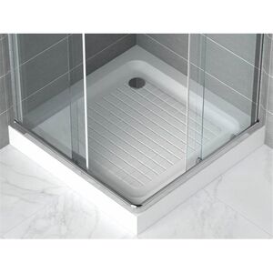 Base Chuveiro Acrilico Branco Quad 700x700mm - Afj AFJ