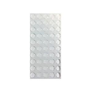 Batente Autocolante 10x3mm Transp Bl50 - Teicocil TEICOCIL