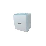 Botão Basculante Luminoso Cinza Estanque 250v Ref. 48 EFAPEL