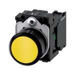 Botão De Pressão 22mm Amarelo 1na 3su1100-0ab30-1ba0 SIEMENS