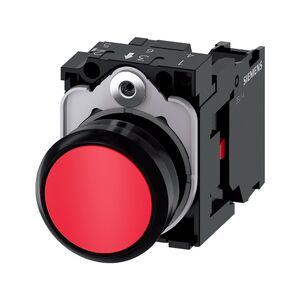 Botão De Pressão 22mm Vermelho 22mm Vm 1nf 3su1100-0 SIEMENS