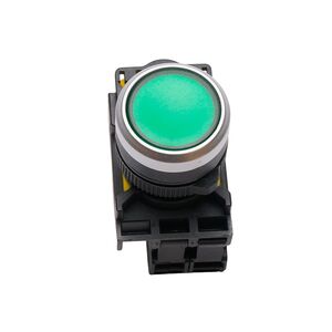 Botão De Pressão Luminoso Verde 1na 24v A5-10d-24 GEWEST