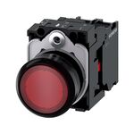 Botão Luminoso Led 24v Vermelho 1na 3su1102-0ab20-1c SIEMENS