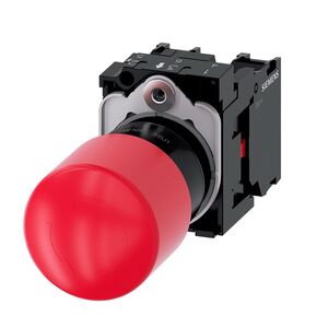 Botoneira De Emergência Vermelha 30mm 1nf+1na 3su110 SIEMENS