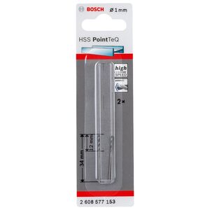 Broca Hss Pointteq, Din 338 1,0 Mm 2608577153 BOSCH