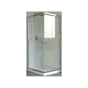 Cabine Duche S/base 700x700x1800 Quadr Crom - Afj AFJ