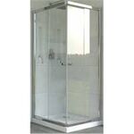 Cabine Duche S/base 900x900x1850 Quadr Crom - Afj AFJ