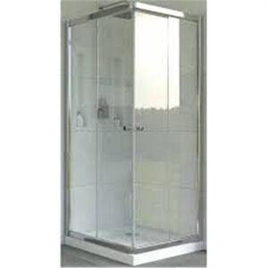 Cabine Duche S/base 900x900x1850 Quadr Crom - Afj AFJ