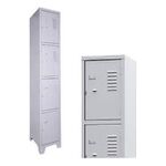 Cacifo 4 Portas C/ Nivel 300x500x1800mm Metalixa METALIXA