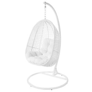 Cadeira Baloiço Branco 190 C/almof.ref.82981 -ldk LDK GARDEN