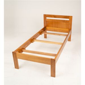 Cama Solteiro Mad Maciça 200x100x90 - Prestige PRESTIGE
