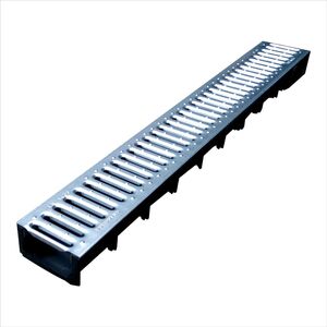 Canal Ecoplast 1m C/grelha Galv.h-80 - Capa CAPA
