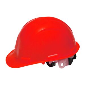Capacete Proteção Vermelho Flux