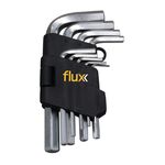 Chave Hexagonal Conjunto 9 Peças Flux