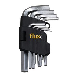Chave Hexagonal Conjunto 9 Peças Flux