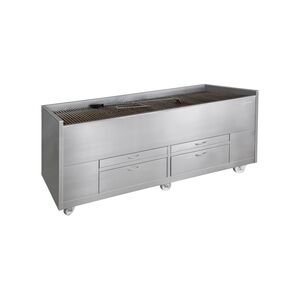 Churrasqueira Fixa Inox 125x80x90 1grelh-grelhaço GRELHAÇO