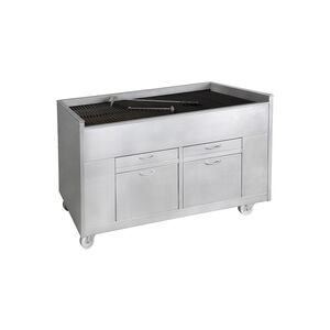 Churrasqueira Fixa Inox 150x80x90 1grelha-grelhaço GRELHAÇO