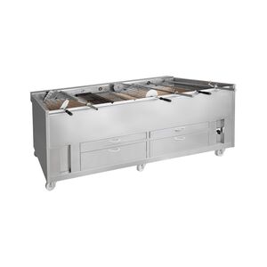Churrasqueira Rot Inox 165x92x90 6grelhas-grelhaço GRELHAÇO