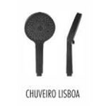 Chuveiro Massagem 3 Funcoes Lisboa Preto - Afj AFJ