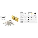 Cilindro 60 30+30 Segur Lat Crom Bl1 - Teicocil TEICOCIL