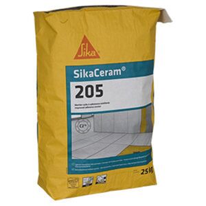 Cimento Cola Sikaceram 205 25kg Cinza - Sika SIKA
