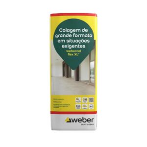 Cimento Cola Weber Col Flex Xl Cinza 20kg WEBER