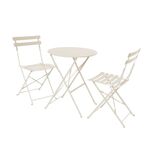 Cj Mesa Red 60+2 Cad Metal Bege Terraza 732483-ld LDK GARDEN